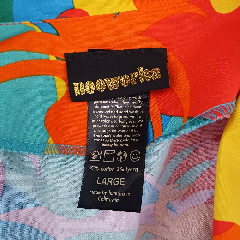 RARE Nooworks Leah dress in Tropico Print EUC - Picture 4 of 6